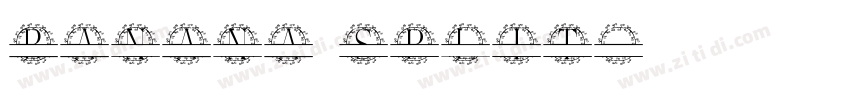 banana split字体转换